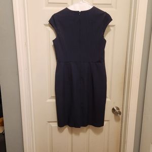 Ann Taylor Factory navy cap-sleeved dress
